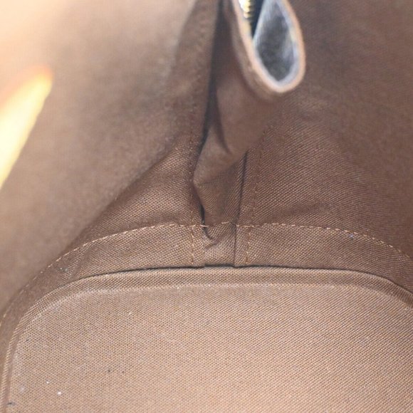 LOUIS VUITTON LV Logo Alma Hand Bag Monogram Leather BN France M51130 86SG484 - Picture 9 of 14